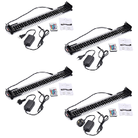55 60Cm Aquarium tanklamp RGB 15W 5050 90smd Met afstandsbediening Intrekbaar nieuw 58cm lang Geschikt