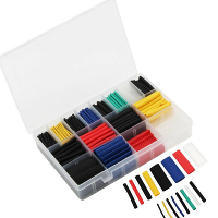 580 Stuks krimpkous thermoresistente krimpkous omwikkelingsset elektrische verbinding draad kabel isolatieomhulsel