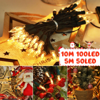 5M 10M Batterij Aangedreven 8 Modi LED Christmas Party Fairy Ball String Light voor Tuin Indoor Home Decor