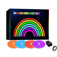 5M 12V LED Flexibele Neon Light Strip voor Reclame Signage Decoratie Waterdichte RGB Siliconen Neon Light Bar