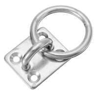5Mm 304 Roestvrij Staal Pad Oogplaat Met Ronde Ring Marine Boat Hardware
