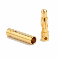 5Pairs 4mm RC Batterij Vergulde Bullet Banana Plug Hoge Kwaliteit Man Vrouw Bullet Banana Connector