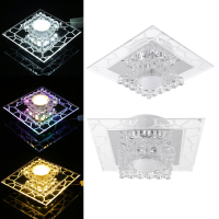 5W 220V 18cm Bright Crystal LED plafondverlichting Armatuur Hangende ganggang Lampen