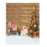 5X7ft Kerstboomslee Fotografieachtergrond Studio Prop Achtergrond