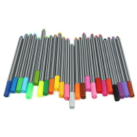 6/12/24 Kleuren 0.4Mm Haak Lijn Pen Fineliner Pennen Gekleurde Aquarel Marker Pen Set Briefpapier Scholieren Levert