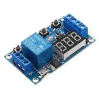 6 30V 1 Kanaals Relaismodule Schakelaar Trigger Tijdvertraging Circuit Timer Cyclus Instelbaar