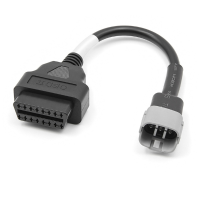 6 Pins OBD connector Diagnostische kabeladapter Motorfietsaccessoire voor Suzuki;