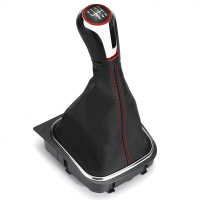 6 Speed Pookknop Hefboom Stick met Gaitor Boot Cover Voor VW Golf 6 MK5 MK6