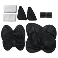6 Stks Glazen Dak Zonnescherm Zonnekleppen Shading Plaat Licht Barrière met UV/Warmte isolatie Covers Voor Tesla model 3