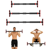 60 150CM Ponsvrije Chin Up Pull Up Bar Home Door Horizontale Bar Gym Fitness Workout Oefening Gereedschap