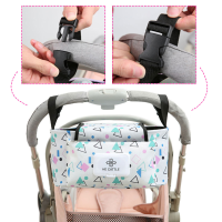 600D Oxford Kinderwagens Opbergtas Bekerfleshouder Mummiezak Kinderwagen Organizer