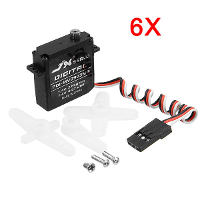 6X JX Servo PDI HV0903MG 9.4G Hoge Koppeling Digitale Standaard Servo Voor RC Model
