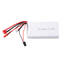 7.4V 5500mAh 8C 2S Lipo Batterij met T/Tamiya/Futaba/JST Connector Voor LOSI 5IVE T 1/5 RC Auto Afstandsbediening Voertu