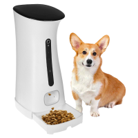 7.5L Pet Feeder APP bediening Afstandsbediening Spraakinteractie Intelligent met Nachtzichtfunctie Puppy Kat Hond Benodi