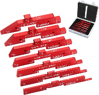 7 Delige Aluminium Router Tafel Instelbare Balken Precisie Instelblokken Hoogtemeter Set voor Router Tafelzaag