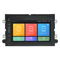 7 Inch 2 Din voor Android 10.0 Auto Stereo Radio Navigatie Omkeren Afbeelding Multimedia GPS DSP FM MP5 Speler voor Ford
