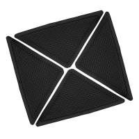 8 Stks Driehoekige Anti skid PU Tapijt Gripper Wasbaar Herbruikbare Antislip Keuken Badkamer Rug Pad Mat