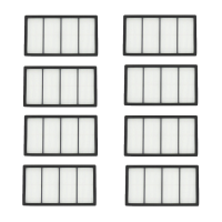 8 Stks HEPA Filter Vervangingen voor iRobot Roomba S9 S9+ Stofzuiger Onderdelen Accessoires [Niet Originele]