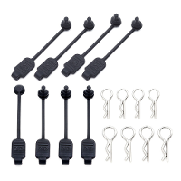 8 Stuks RC Auto Body Clip Rubber Retainer Shell Vastklik Gesp 8301 voor Arrma Losi ZD Racing 1/8 1/10 1/16 Voertuigmodel