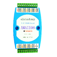 8Ch 4 20MA/0 10V Stroomspannings ADC verzamelaarsleesmodule RS485 MODBUS RTU PLC bord