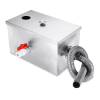 8LB 5GPM gallons per minuut Vetvanger Roestvrijstalen interceptor verdikt