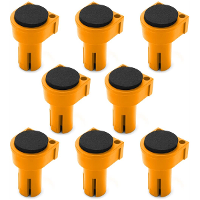 8PCS Werkbank Peg Rem Stops Klem 19mm 20mm EVA Rubber Bench Dog Woodworking gereedschap voor Werkbank Gaten Anti Slip