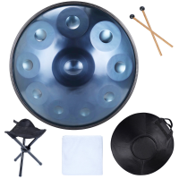 9/10 Noten Muzikale 22 inch Handpan Drum Professionele Vliegende Schotel Drum Percussie Instrument Tongue Drum