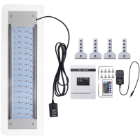9.5W 48 LED RGB Afstandsbediening Aquarium Licht Lamp Geschikt voor 40 56cm aquarium