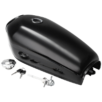 9L Brandstoftank met dop Schakelaarssleutel Retro Motorfiets Vintage Racer Voor Honda CG125 AA001