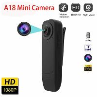 A18 Mini HD Camera 1080P Pen Pocket Body Cop Cam Micro Video Recorder Night Vision Motion Detection Small Security Camco