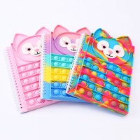 A5 40 Push Up Notebook Siliconen Stress Relief Bubbel Dagboek Boek voor Studenten Volwassenen Kantoor School