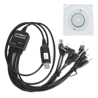 Abbree 8 in 1 USB Programmeerkabel voor Baofeng UV5R UV82 888S Voor TYT Kenwoods Motorolas Yaesu Icom HYT Walkie Talkie