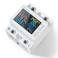 AC170 270V/63A WiFi Slimme voltmeter Amperemeter Digitale energiemeter Tester APP Externe bediening Elektrisch frequenti