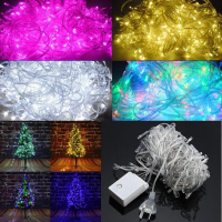 AC220C AU Plug 8 Modi 10 M 100 LED Fairy String Light Kerstfeestje Holiday Decor Waterdicht