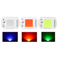 AC220V 50 W COB LED Chip Rood Groen Blauw Lichtbron voor DIY Spotlight Floodlight Lamp