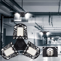 AC85 265V E26 E27 60W Pure White 144 LED Vouwbare Garage Plafondlamp Werkplaats Verstelbare Verstelbare Lamp