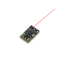 AEORC RX344 / T 2,4 GHz 6CH mini RC ontvanger met telemetrie geïntegreerde 2CH elektromagnetische servocontroller en 1S