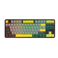 AJAZZ K870T PRO 87 toetsen 3 modus Bluetooth gaming mechanisch toetsenbord RGB verlichte draadloze toetsenborden Hot swa