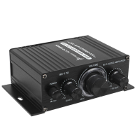 AK170 Hifi 12V auto versterker Home Stereo Subwoofer Versterker Geluid Luidspreker LED display