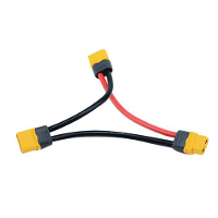 Amass XT60 Series Accupak Aansluiting Adapter Kabel 1 Vrouwelijk naar 2 Mannelijk 12AWG 10CM voor RC Lipo Accu