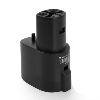 Amerikaanse standaard J1772 naar oplaadadapter converter oplaadadapter met ingebouwd slot geschikt voor Tesla