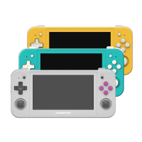 ANBERNIC RG505 4.95 Inch OLED 3000+ spellen Android 12 OS Handheld Game Console met 128GB TF kaart 4GB RAM 128GB ROM Uni