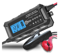 Andeman 6V 6A/12V 6A/14V 4.5A Volautomatische Smart Car Batterij Ijzer Lithium Batterij Oplader LCD Groot Scherm IP65 Wa