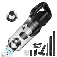 Andeman 8000Pa 120W Draadloze Handstofzuiger LED Dual Charge Modus Nat Droog Reiniger voor Thuis Kantoor Auto's