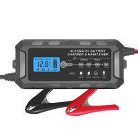 Andeman volautomatische smart auto batterij ijzer lithium batterij oplader LCD groot scherm IP65 waterdicht