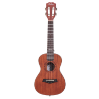 Andrew 23 Inch Mahogany High Molecular Carbon String Coffee Color Ukulele voor gitarist