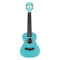 Andrew 23 Inch Okoume High Molecular Carbon String Blue Ukulele voor gitarist