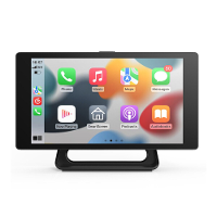Android Smart 7 inch Draadloze Carplay Auto Middenconsole Dash Cam met 1080P HD afspelen met Dubbele Lens MP5 Multimedia