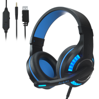 Anivia MH603 Gming Headset 3.5Mm Audio en USB Interface Omnidirectionele Flexibele Microfoon voor PS4 Xbox S/X Laptop PC