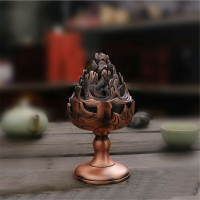 Antieke Wierookspoelbrander Houder Legering Huisinrichting Creatieve Rookoven Boeddhistische Wierookbrander